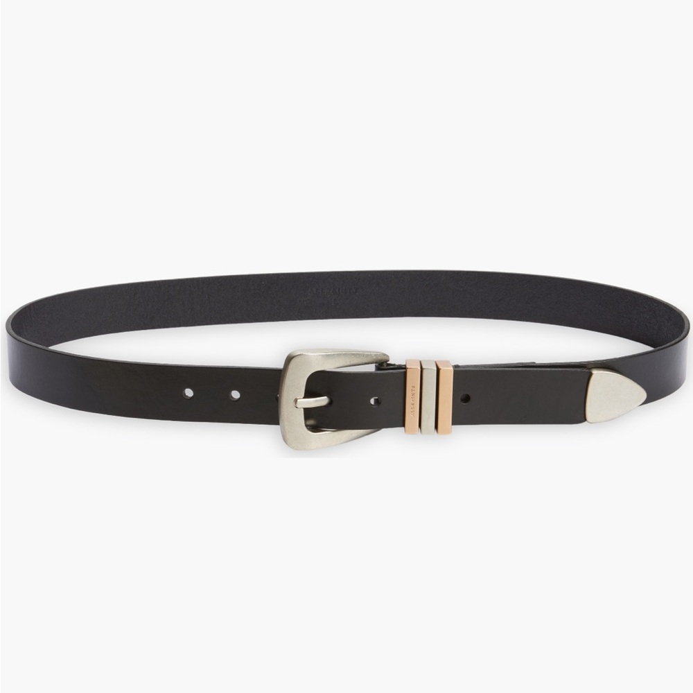 All Saints women’s black with multi metals accents